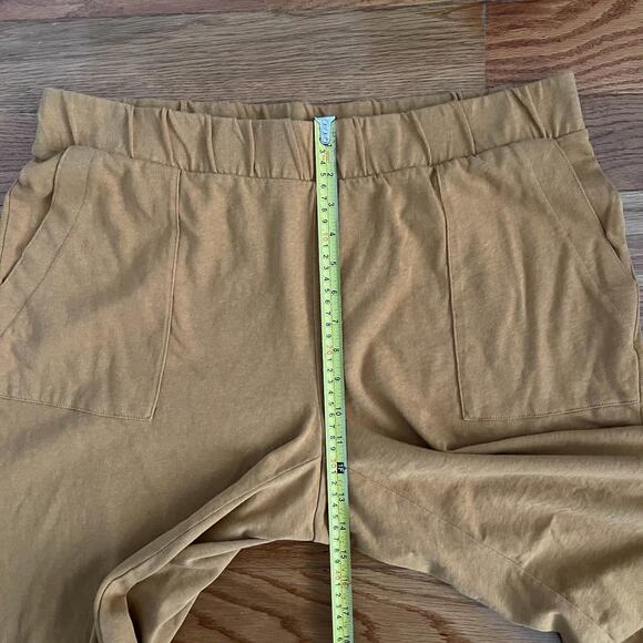 Pure Jill Pants Women XL Mustard Elastic Waist Relaxed Fit Cotton Blend Casual - Picture 8 of 10